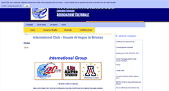 Desktop Screenshot of internationalclub.it
