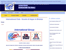 Tablet Screenshot of internationalclub.it